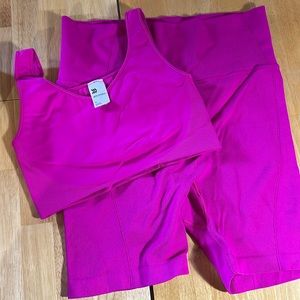 Hot pink set